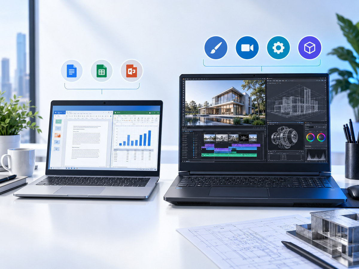 Workstation ولا Laptop عادي؟ أفضل لابتوبات للجرافيك والمونتاج والهندسة والرندر 2026